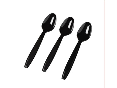 Extra Heavy Duty Black Spoon-100Pc