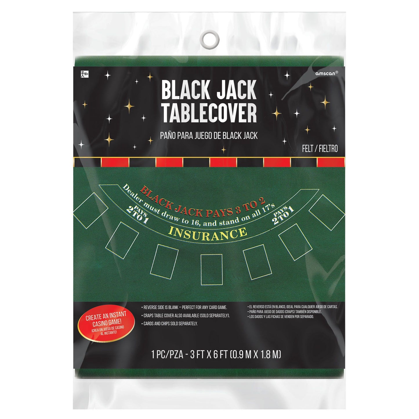 Blackjack Felt Tablecover