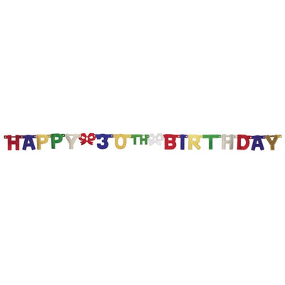 30Th B'Day Jointed Banner