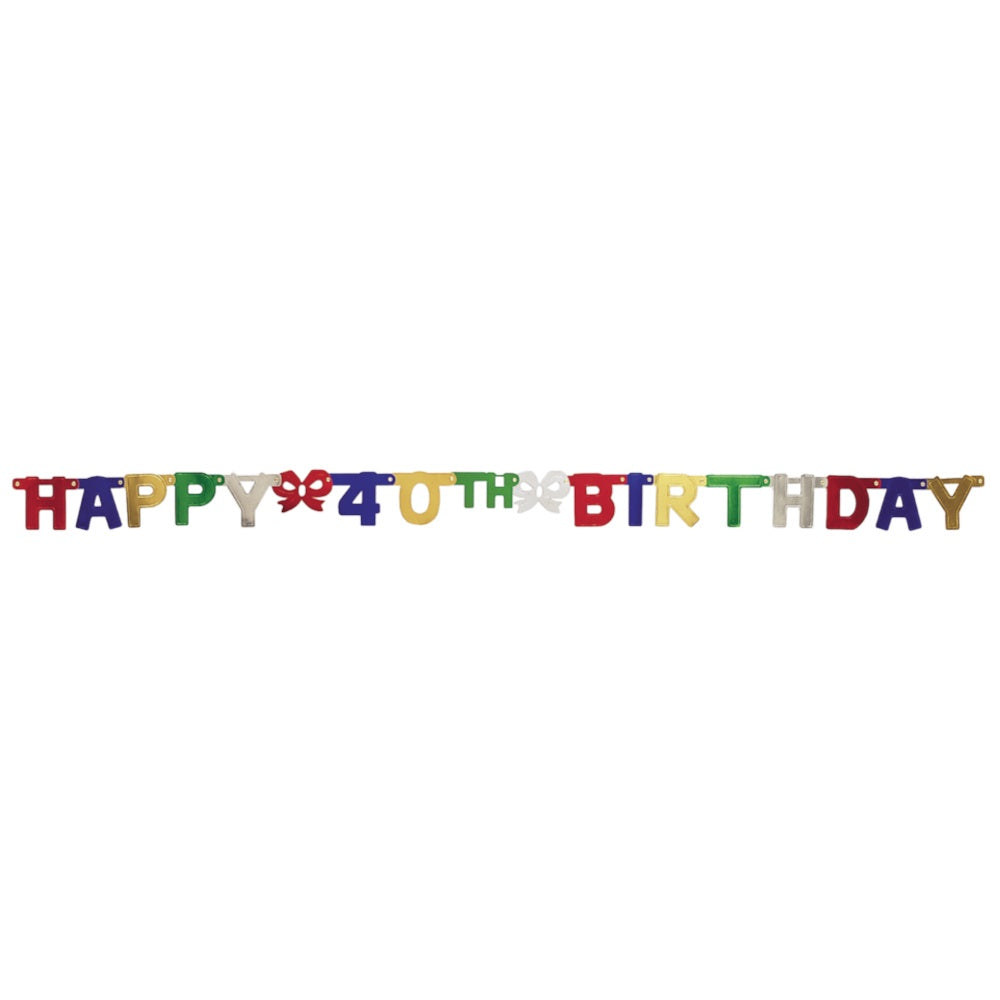Bnr Jnt 12/1Ct 40Th B'Day