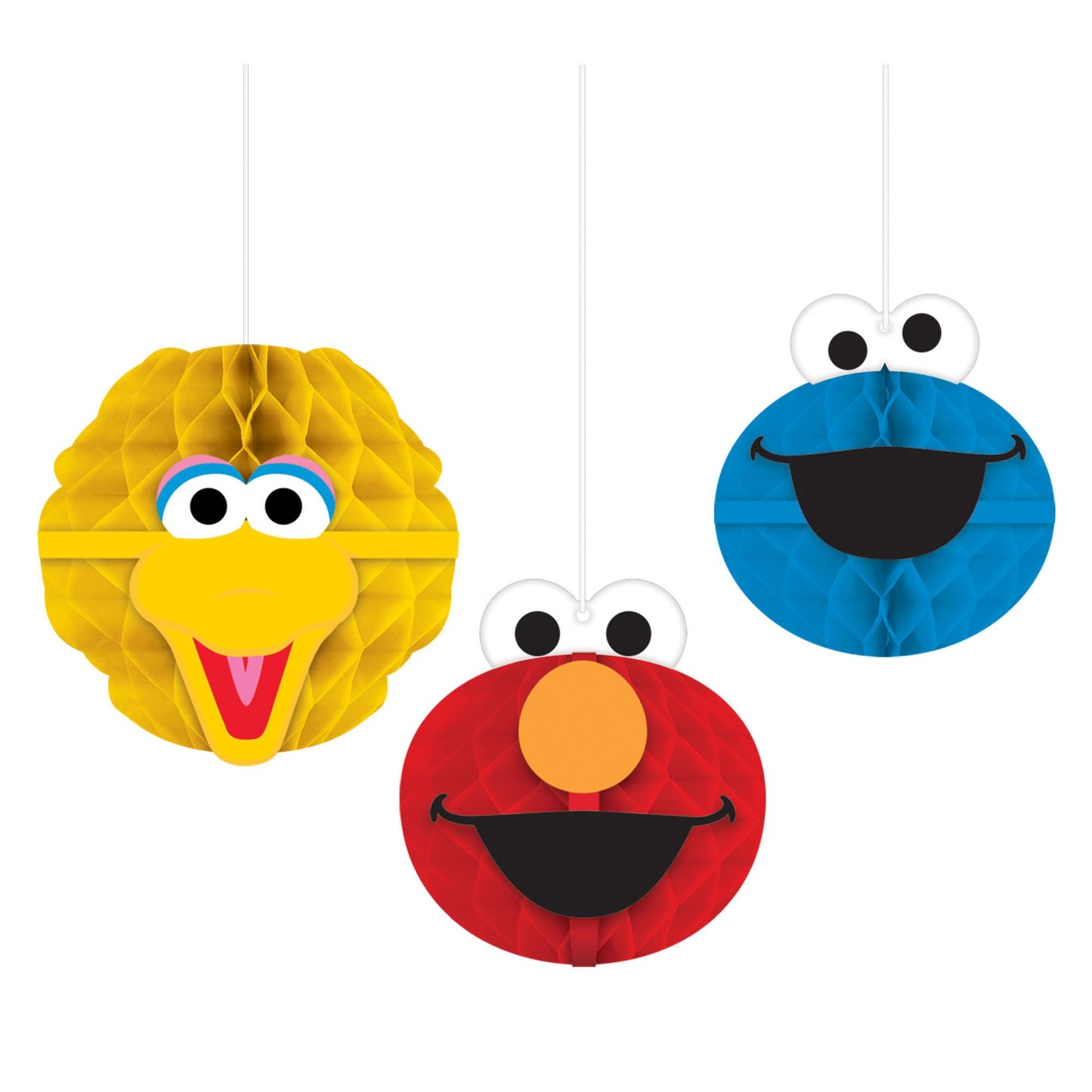 Sesame Streetâ® Honeycomb Decorations