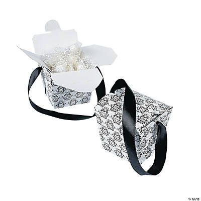 Black & White Design Take Out Boxes