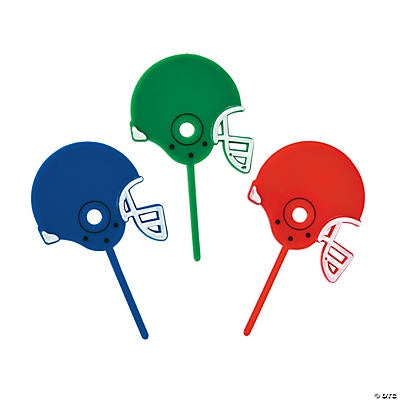 2 1/2" Plastic Helmet Picks, 25Pc