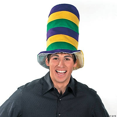 Felt Mardi Gras Stovepipe Hat
