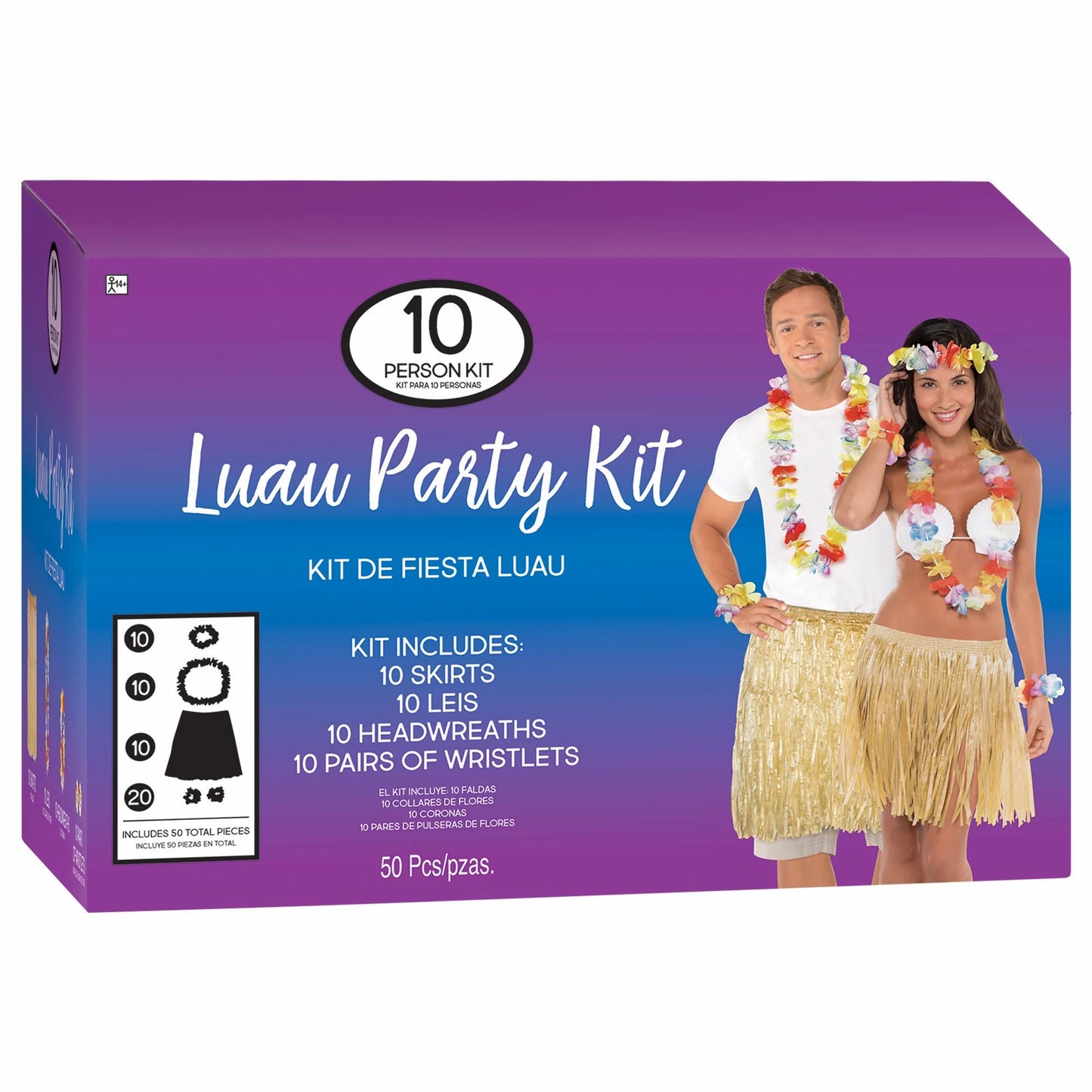 Luau Party Kit-10 Person Kit