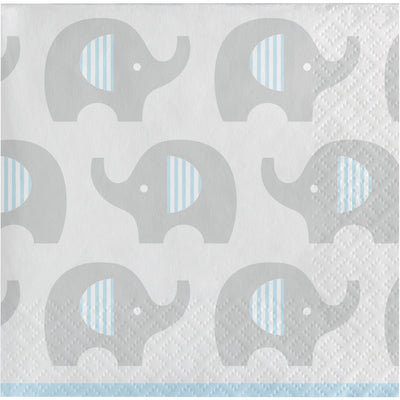 Little Peanut Bev Napkins - Blue