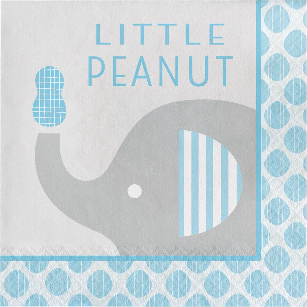 Little Peanut Lunch Napkin - Blue