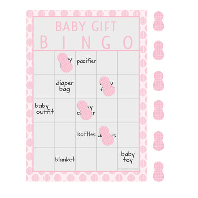 Pink Little Peanut Bingo Game