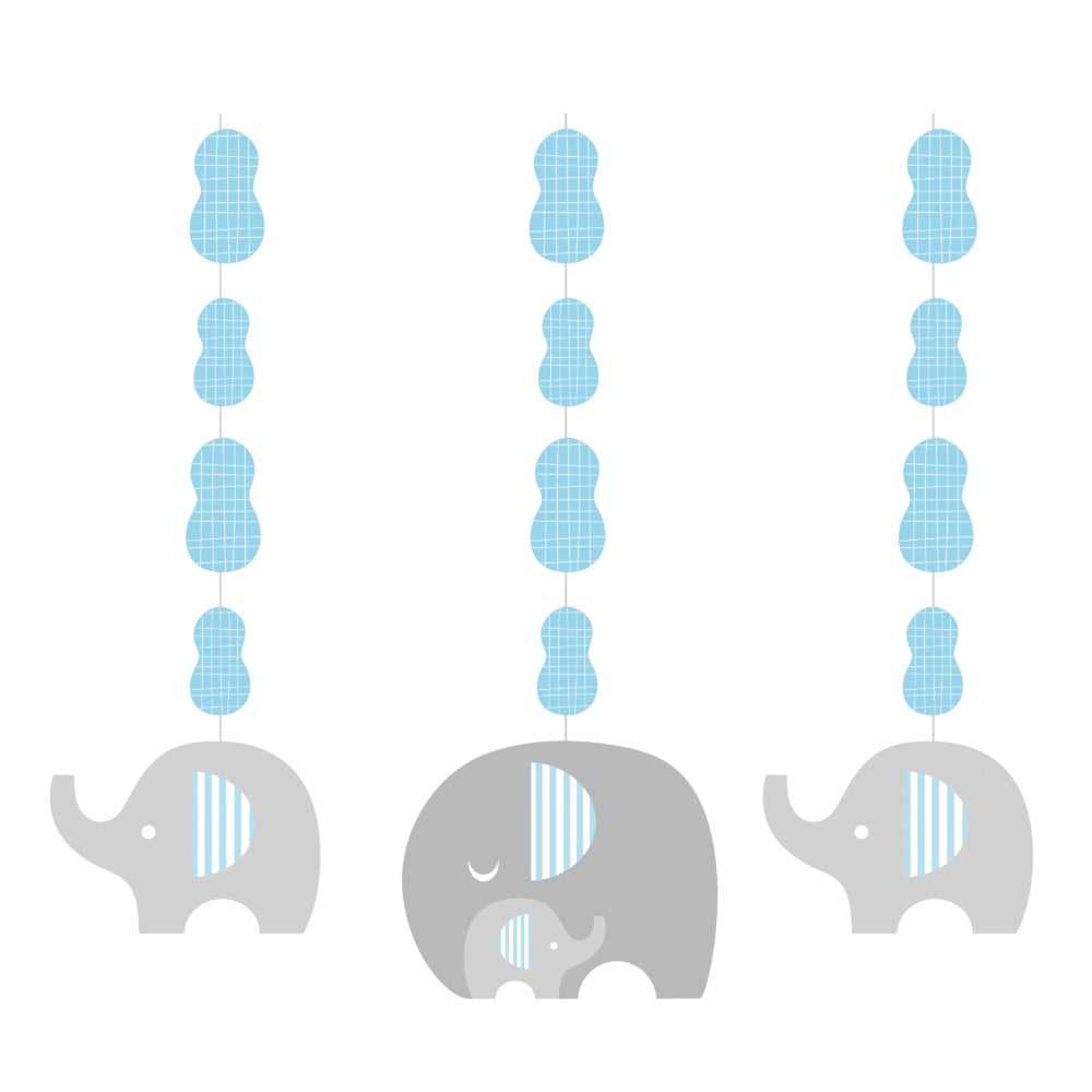 Little Peanut Hanging Cutouts - Blue