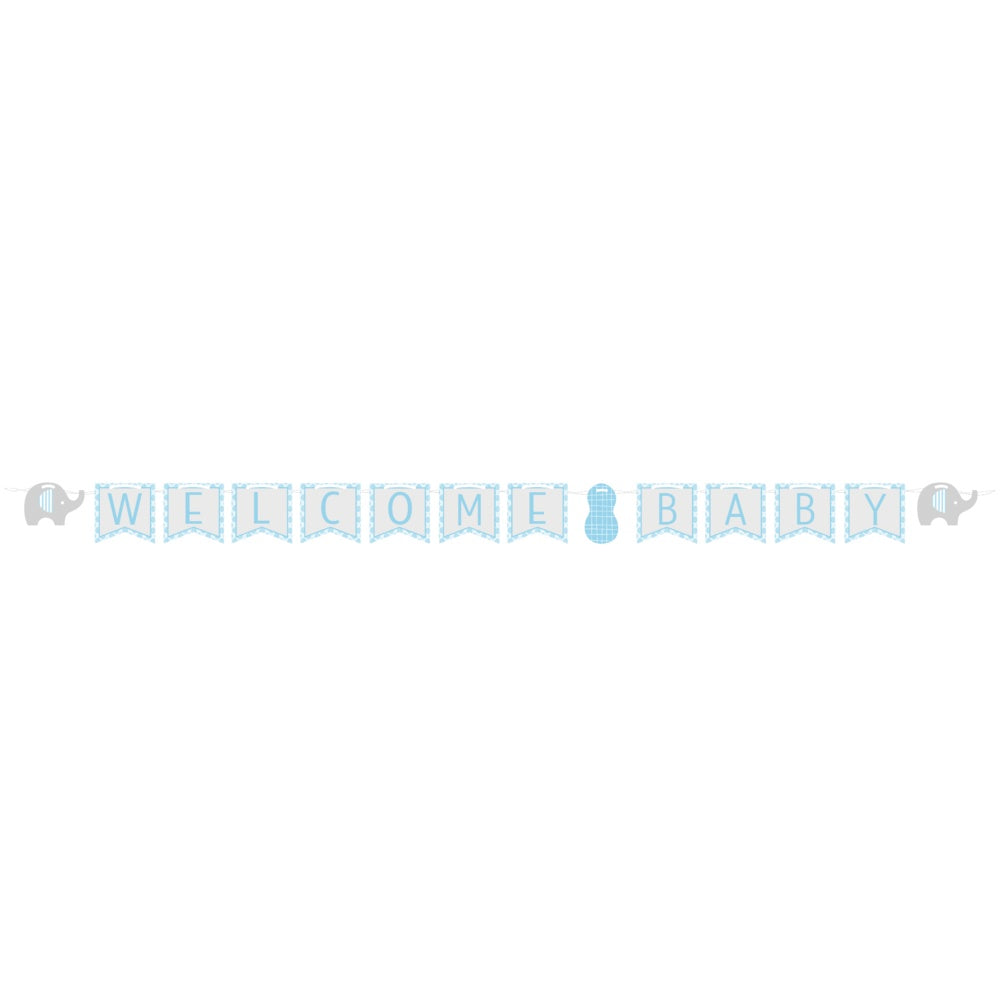 Little Peanut Banner - Blue