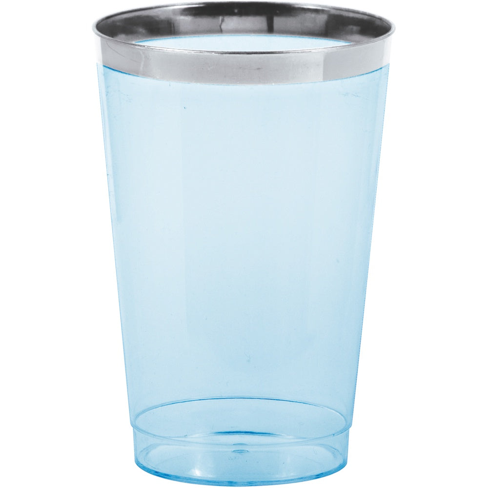 Plastic 12 Oz Tumblers Blue - 8Ct