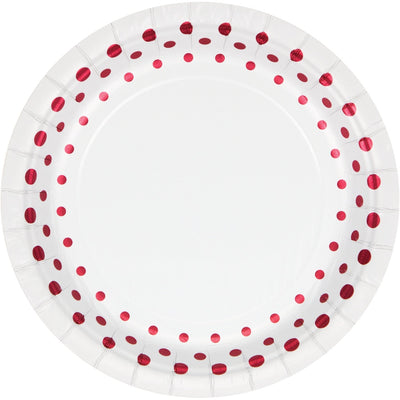 Sparkle & Shine Ruby 7In Plates