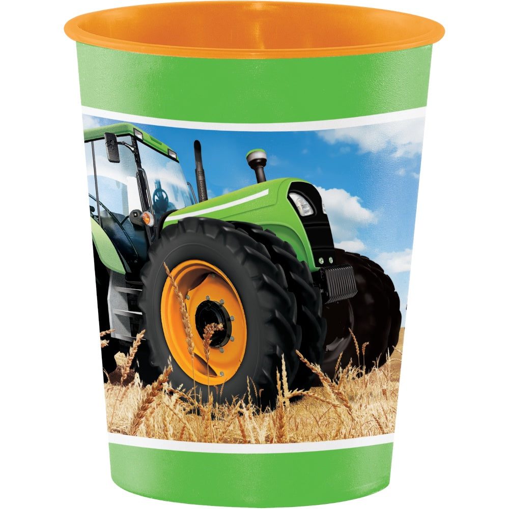 Tractor Time 16 Oz Favor Cup