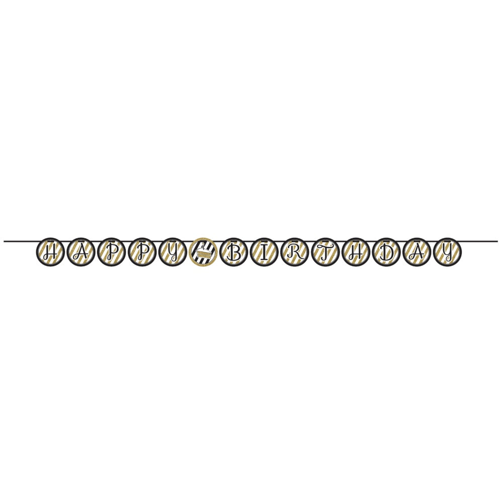 Happy Birthday Ribbon Banner/Disc