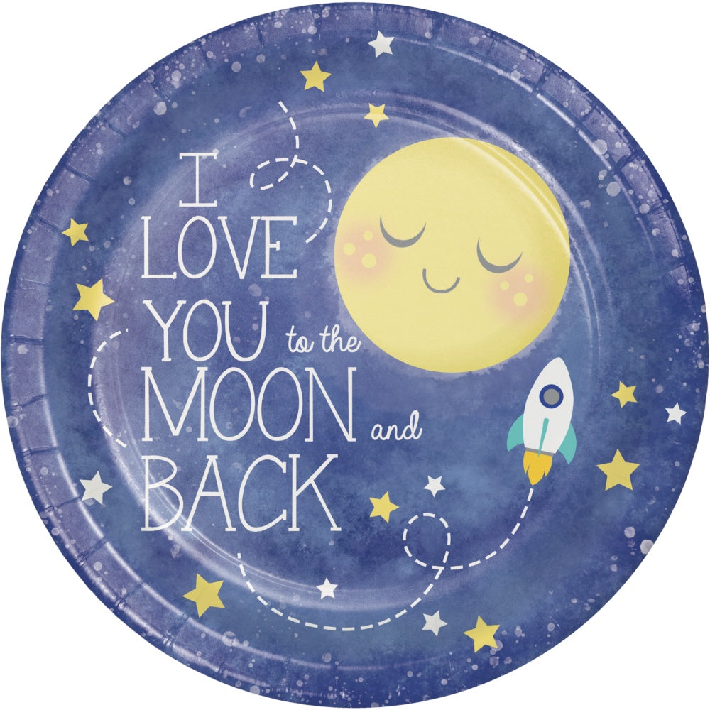 Moon And Back 9In Plates/Disc