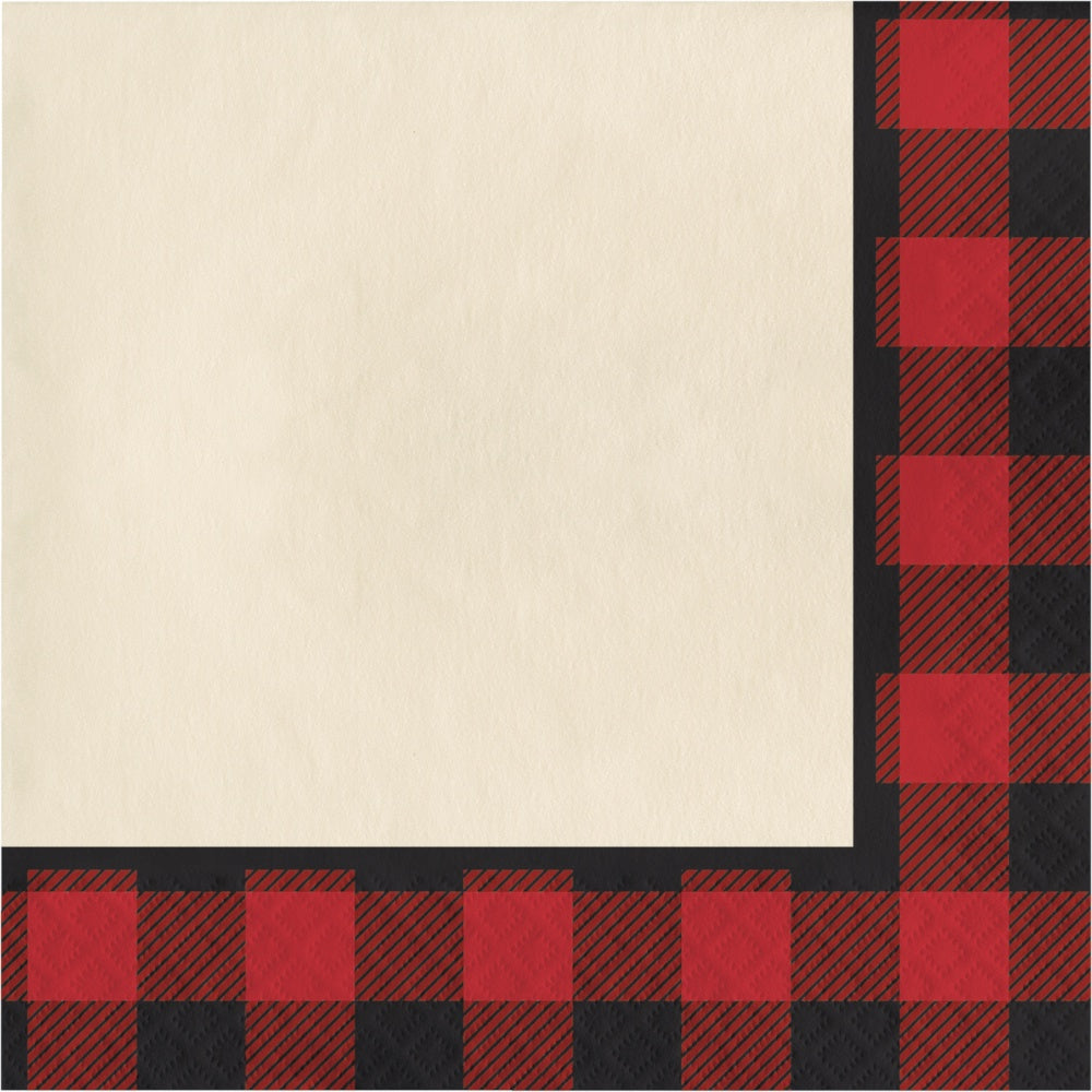 Buffalo Plaid Lunch Napkins