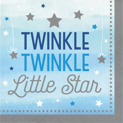 One Little Star Boy Lunch Napkins