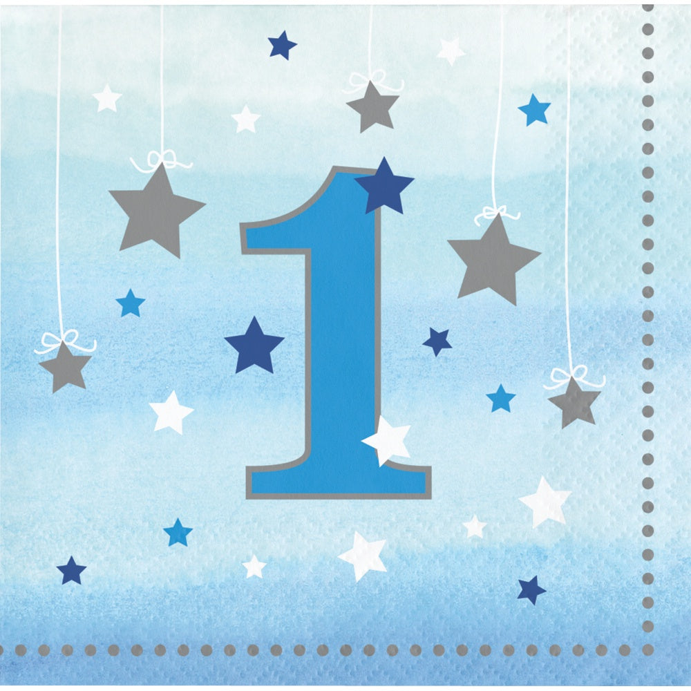 One Little Star Boy Bev Napkins