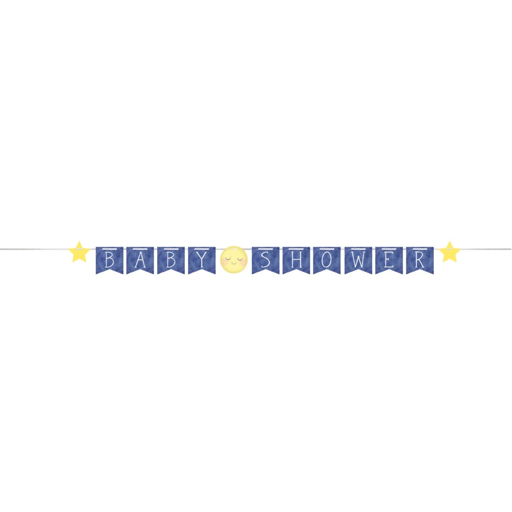 Moon And Back Ribbon Banner/Disc