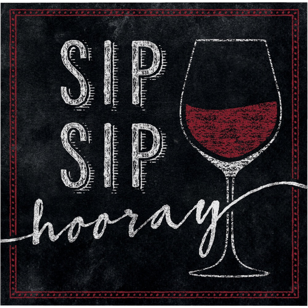 Sip Sip Hooray Bev Napkins