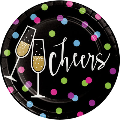 New Year Cheers 7In Plates