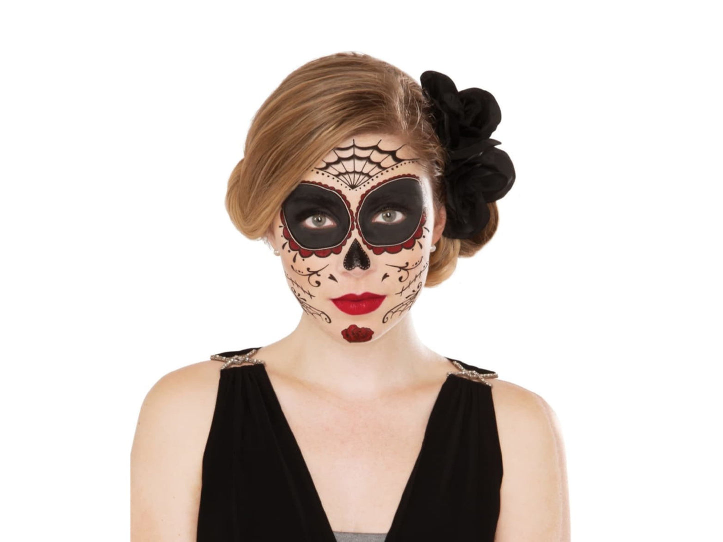 Day Of The Dead Face Tattoo
