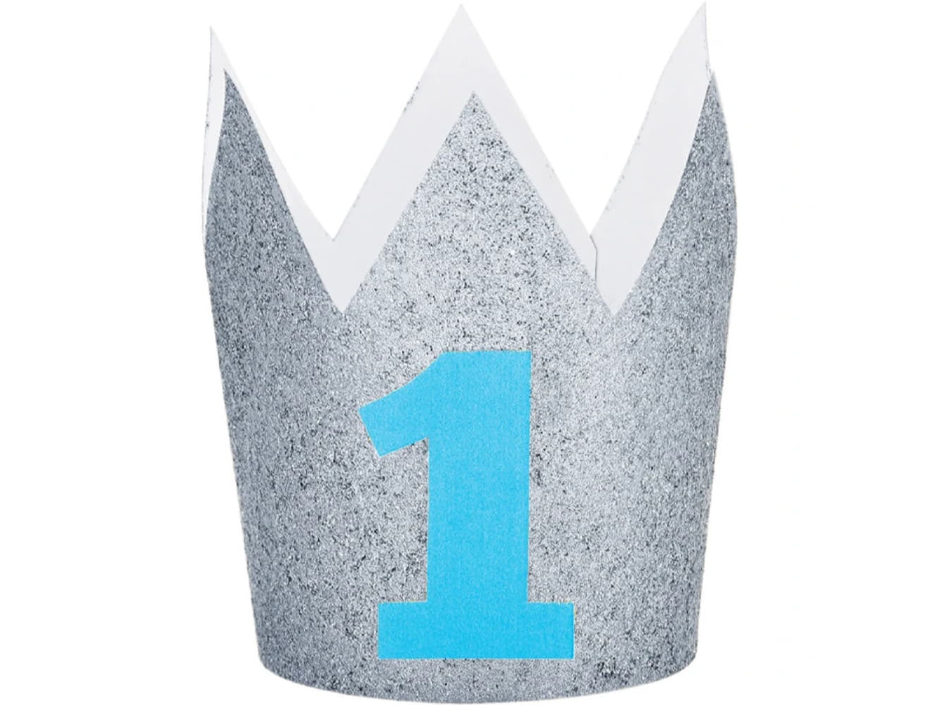 1St Birthday Glitter Crown-Blue