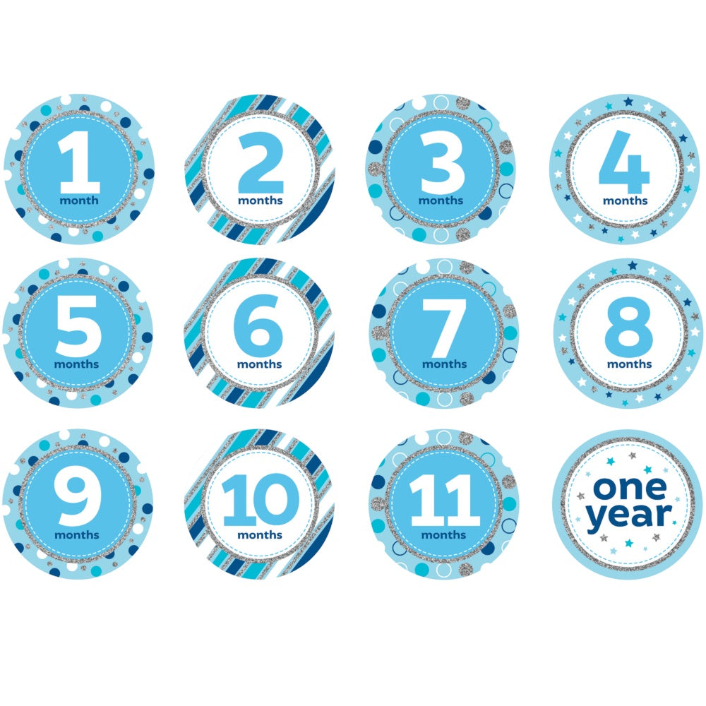 Milestone Stickers - Blue
