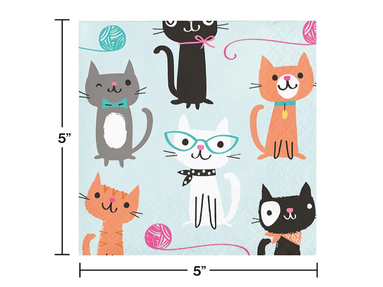 Purr-Fect Party Beverage Napkins
