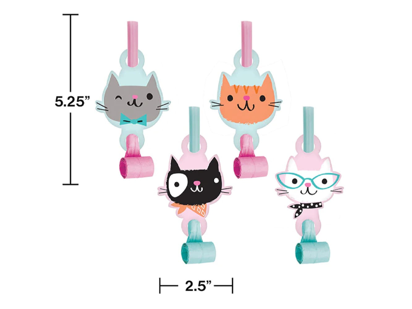 Purr-Fect Party Blowouts-8Ct