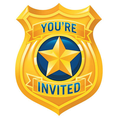 Police Party Invitations/Disc
