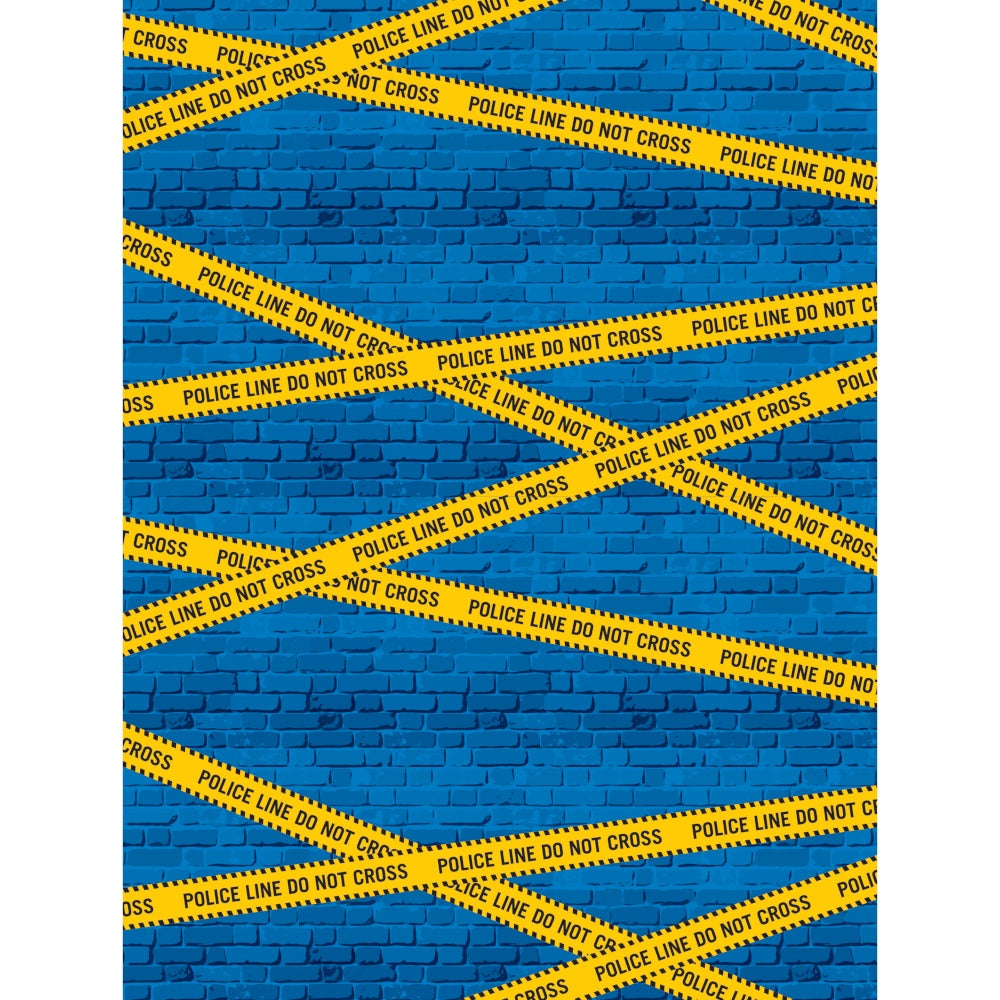 Police Party Photo Backdrop