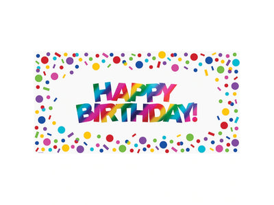 Rainbow Foil Giant Party Banner