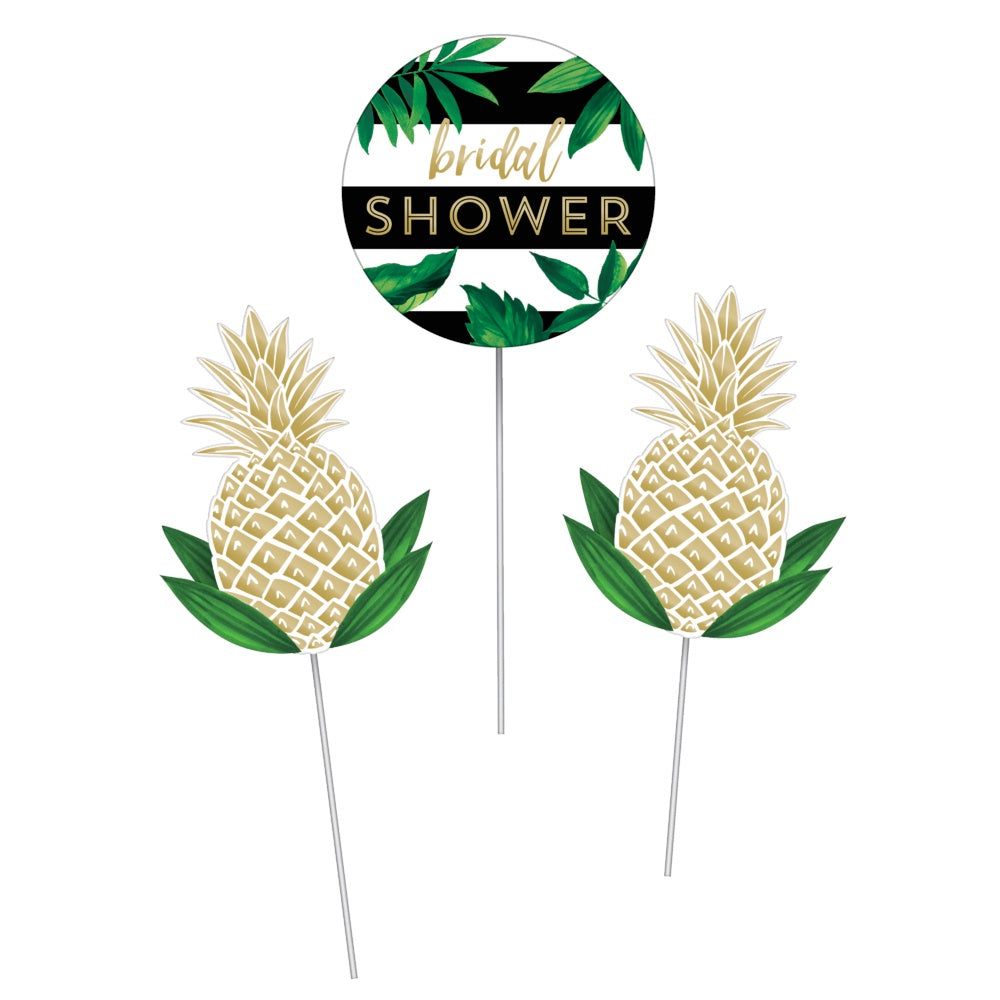 Pineapple Wedding Centerpiece Sticks
