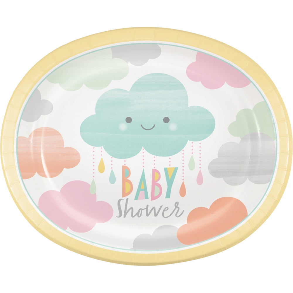 Sunshine Baby Shower Oval Plates/Disc