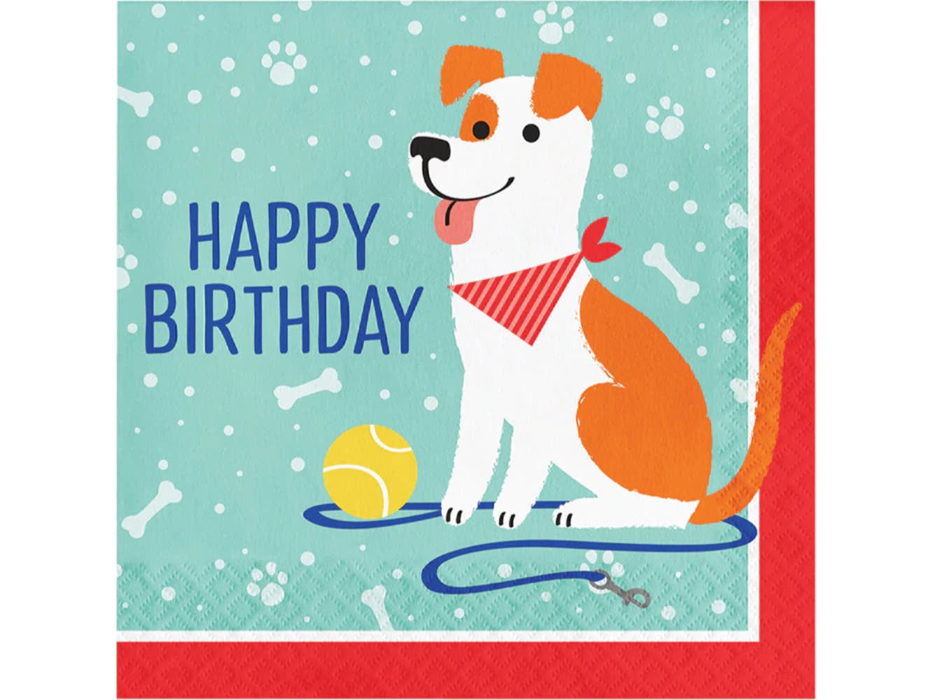 Dog Party Lunch Napkins, 16/Pk