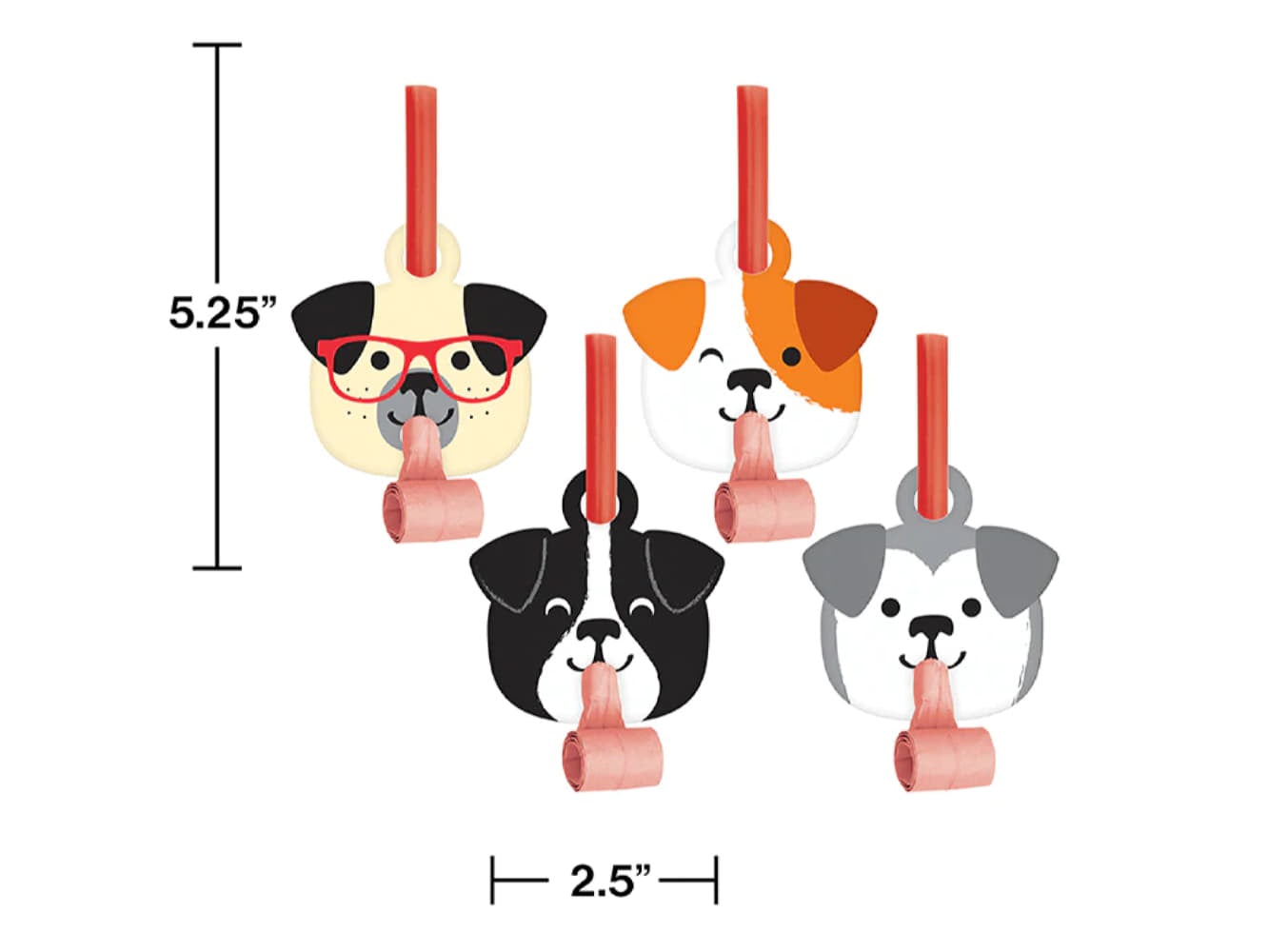 Dog Party Blowouts-8Ct