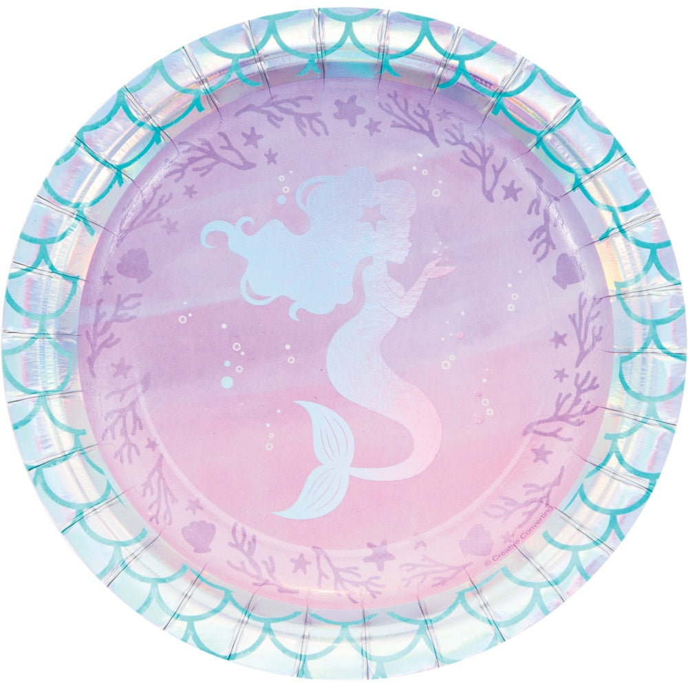 Mermaid Shine 7In Plates