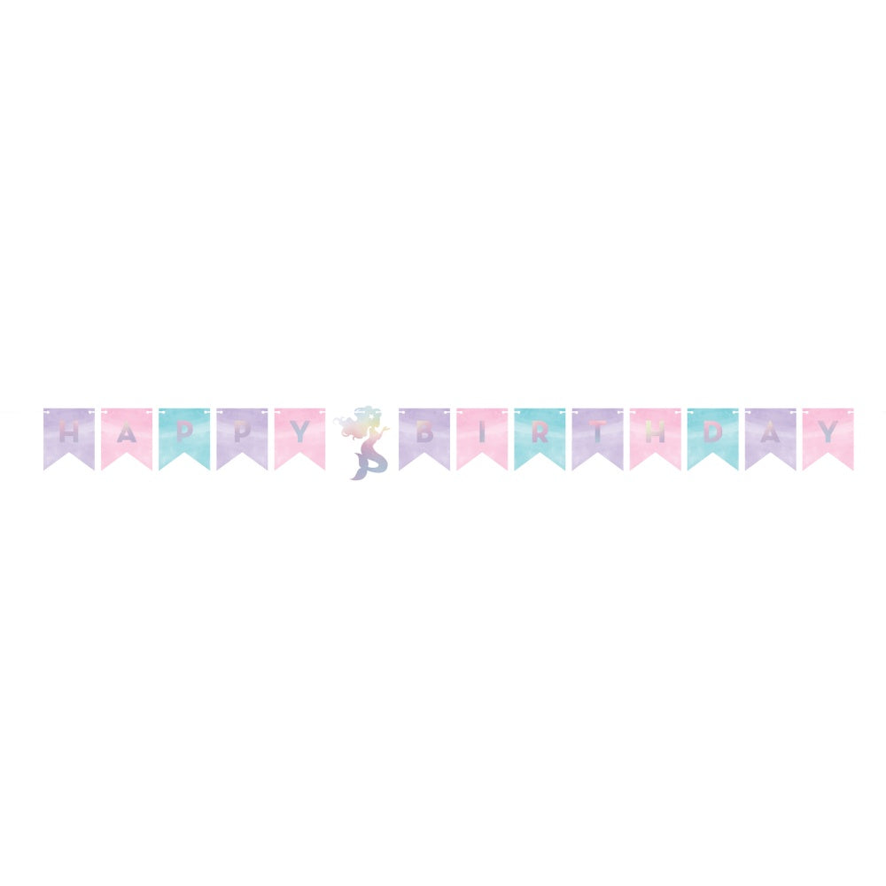 Mermaid Shine Ribbon Banner