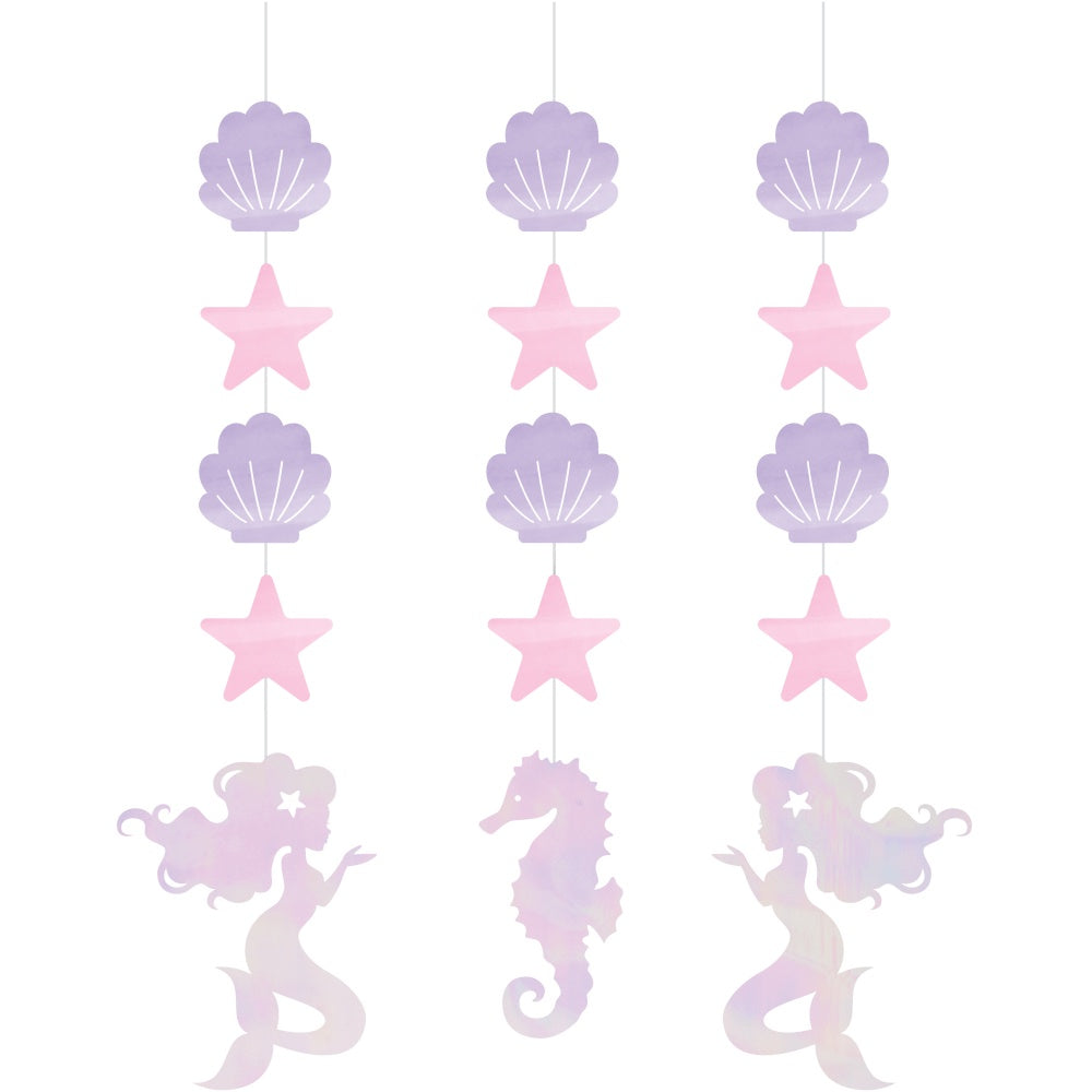 Mermaid Shine Hanging Cutouts