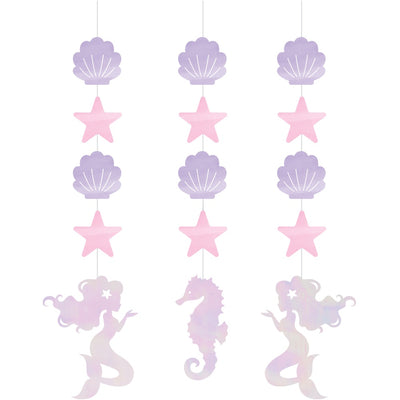 Mermaid Shine Hanging Cutouts
