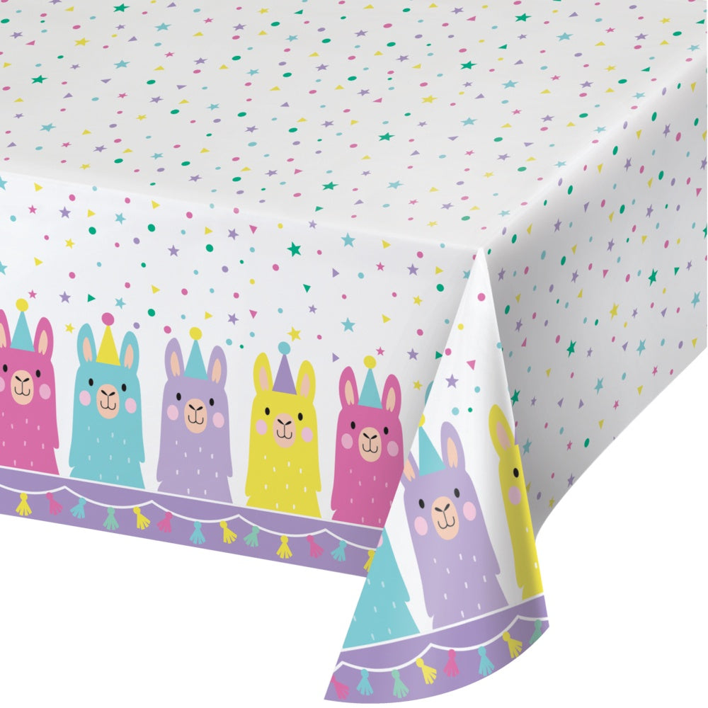 Llama Party Tablecover