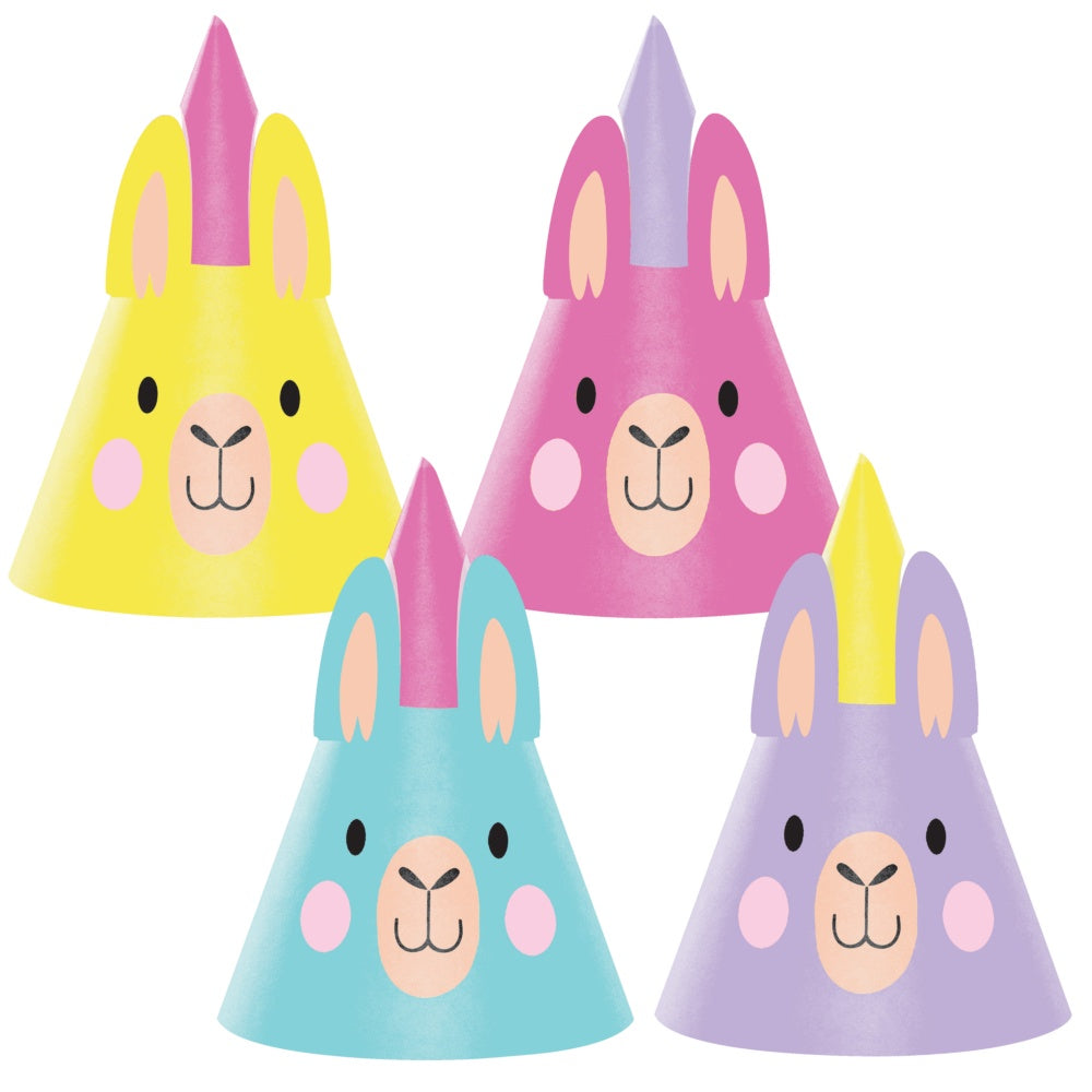 Llama Party Cone Hats