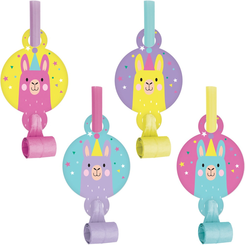Llama Party Blowouts - 8Ct