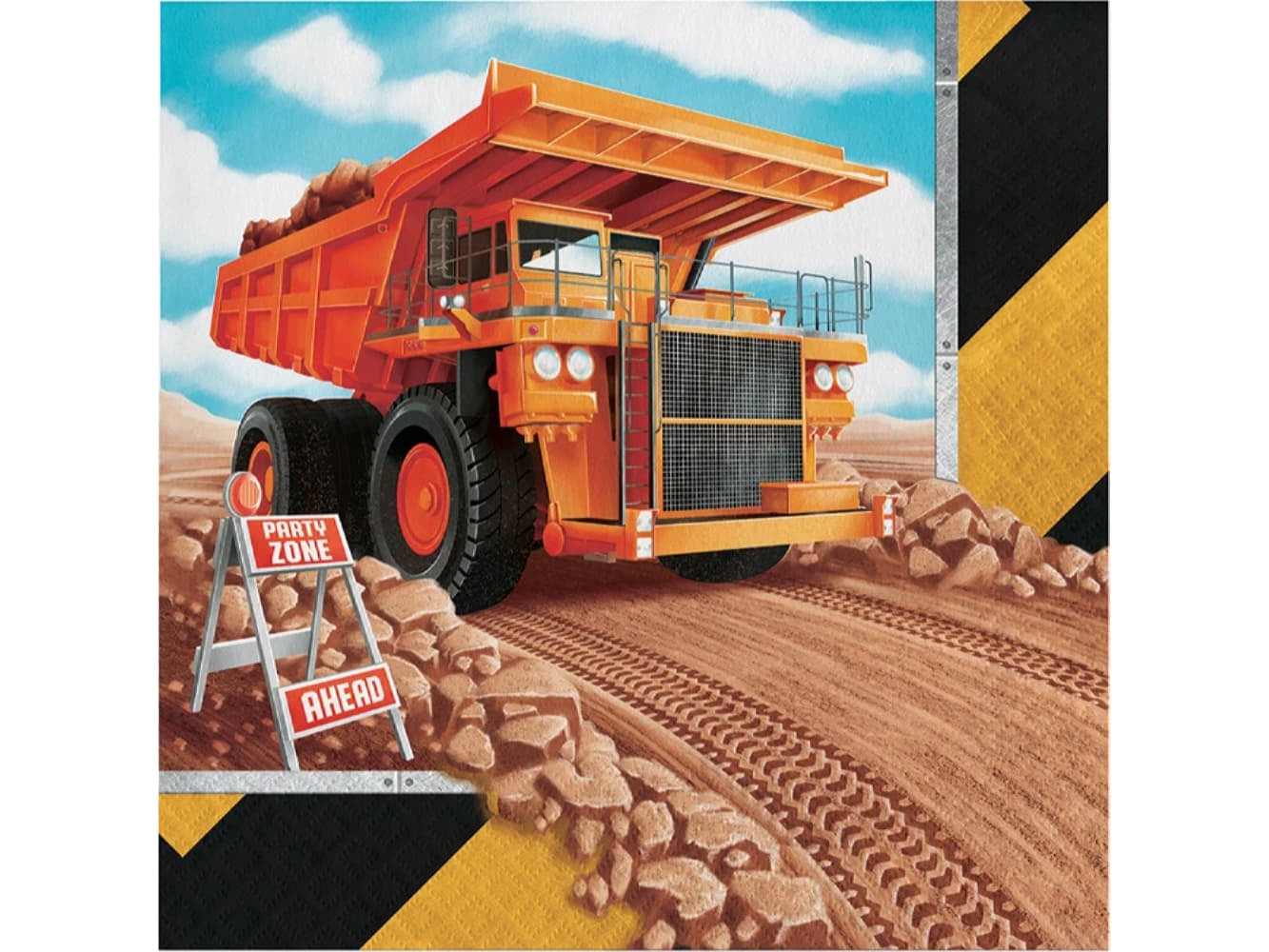 Big Dig Construction Lunch Napkins