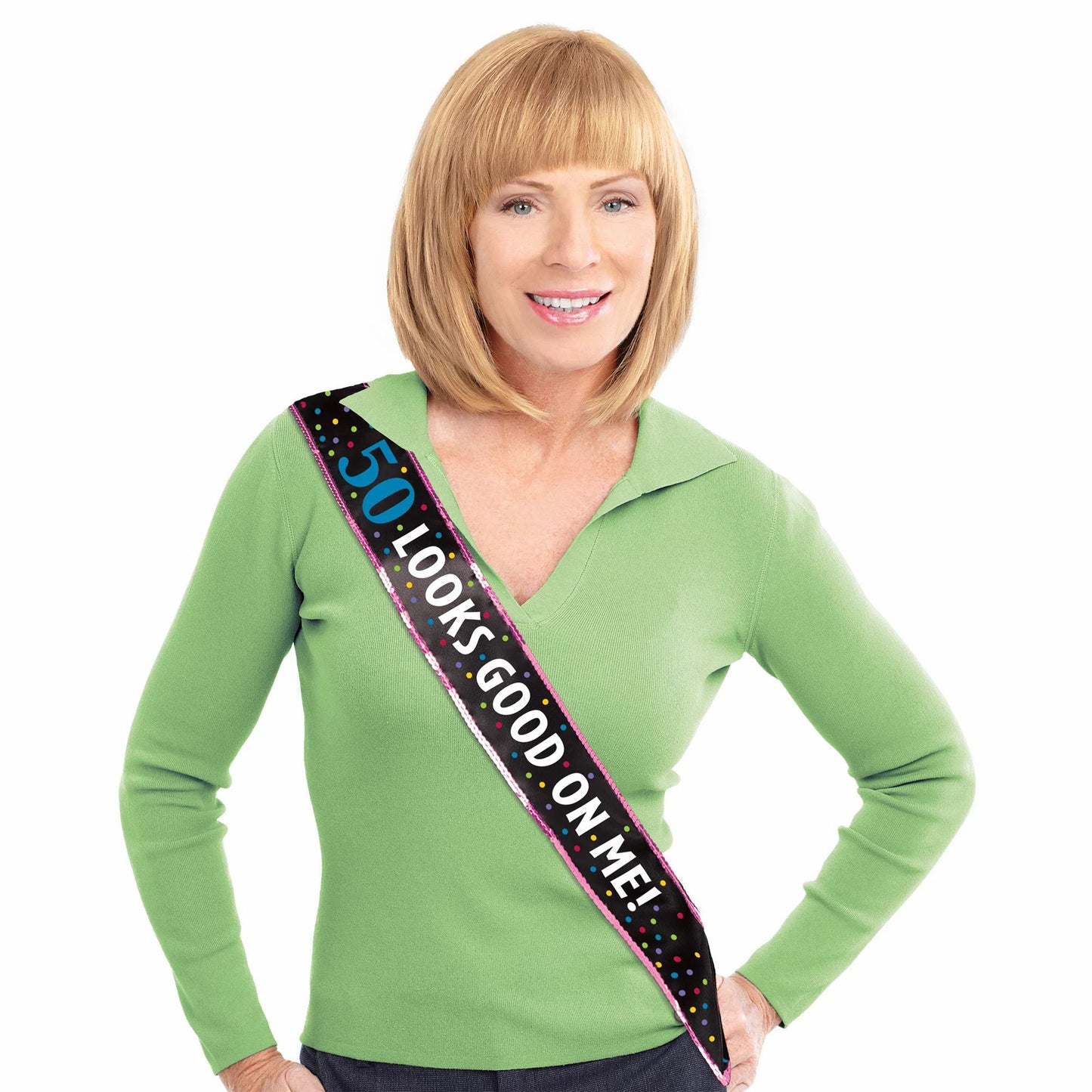 Sash Fabric 50th Bday