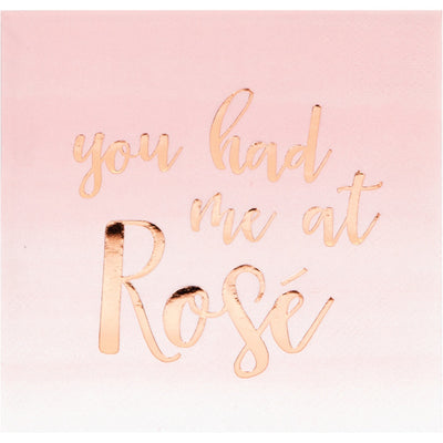 You Had Me At Rose Bev Napkins