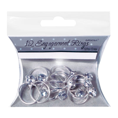 12 Engagement Rings Favour Set