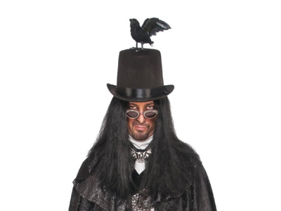 Adult Raven Top Hat