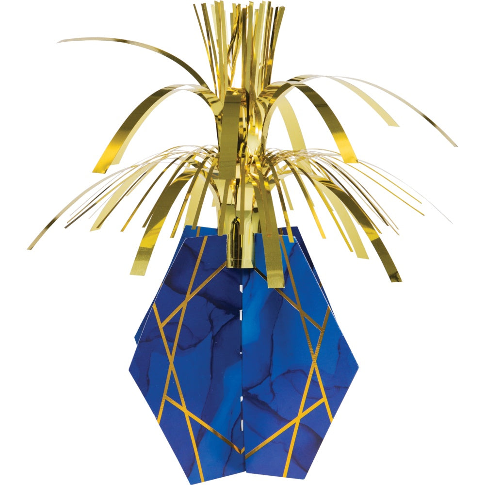 Navy Blue&Gold Geode Centerpiece
